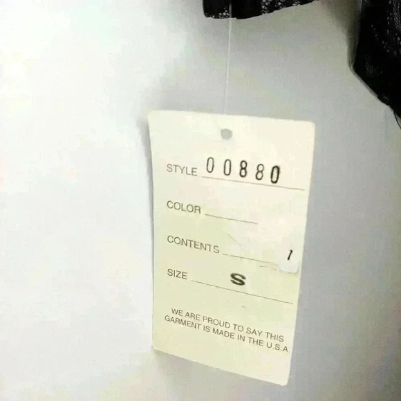 ALBERTO Makali Black Lace Pattern Open Blouse S - Picture 3 of 7